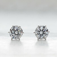 【ピアス】ラウンドカット・6ポイント・0.3ct ・GP0643T_030(pierce)