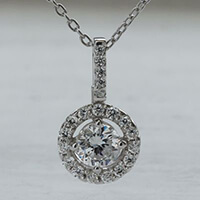 【ネックレス】ラウンドカット・0.3ct ・GN4756VQ_030