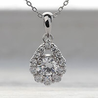 【ネックレス】ラウンドカット・0.5ct ・GN1900DQ_050