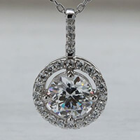 【ネックレス】ラウンドカット・1ct ・GN4756VQ_100