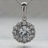 【ネックレス】ラウンドカット・1ct ・GN1954DQ_100