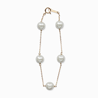 【ブレスレット】パール用・5粒・全長180mm ・PHASH-006