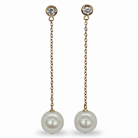 【ピアス・チェーン】パール用・1粒×2 ・PHASH-008