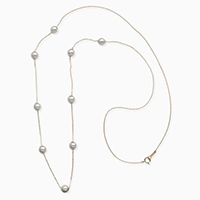 【ロングネックレス】パール用・9粒・スライド式・全長800mm ・PHASH-005