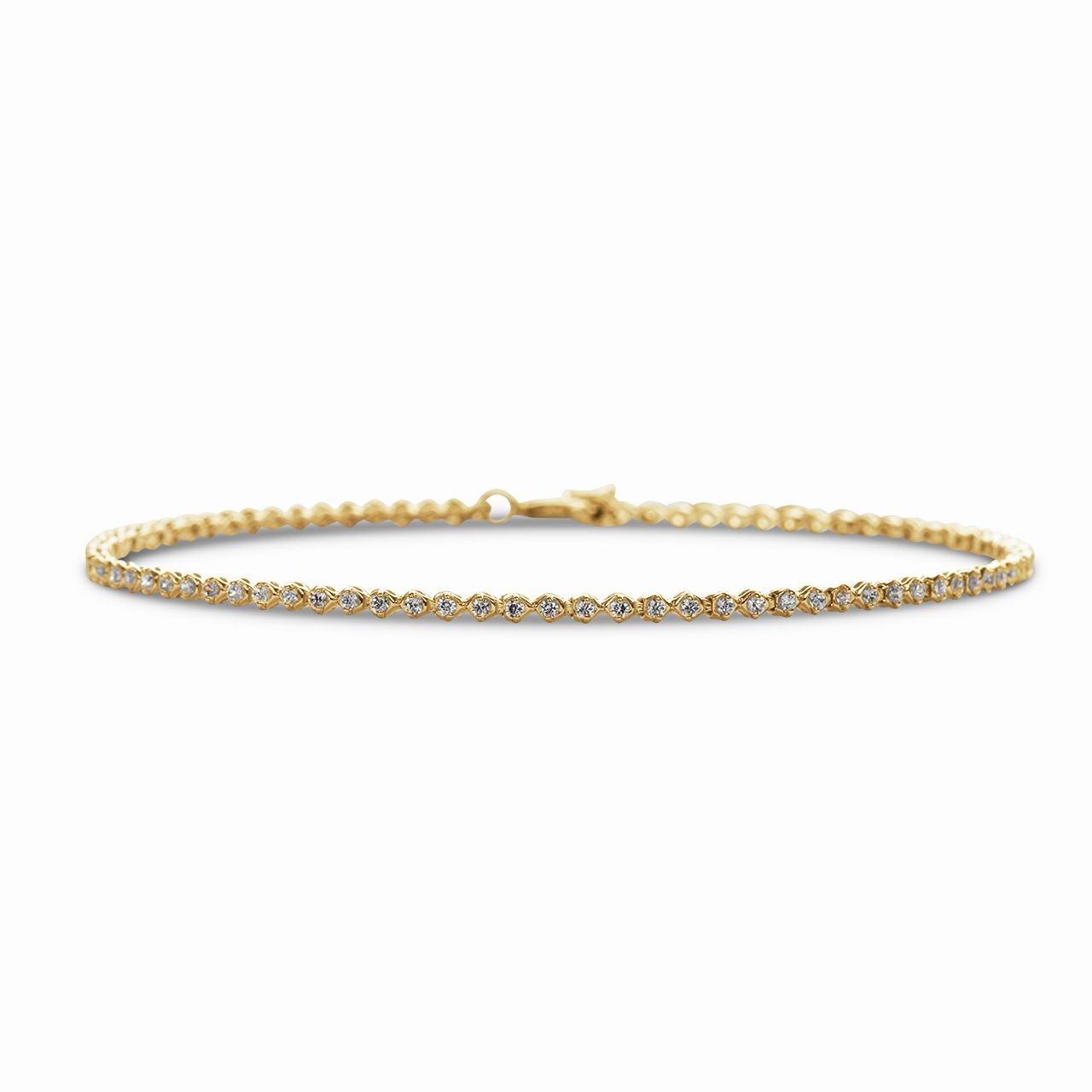 ブレスレット】0.5ct ・Slender Tennis Bracelet│ネクストジュエリー