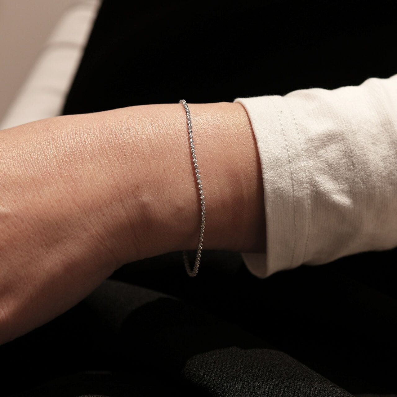 ブレスレット】0.5ct ・Slender Tennis Bracelet│ネクストジュエリー